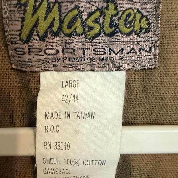 Men’s Master Sportsman Cano Hunting Vest Multi Pocket Bird Duck Quail Size Large - Picture 3 of 7